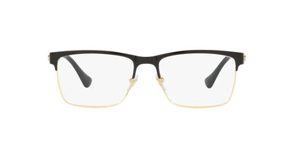 Versace VE1285 1443 Eyeglasses 56mm Black Gold / Clear Demo Lens