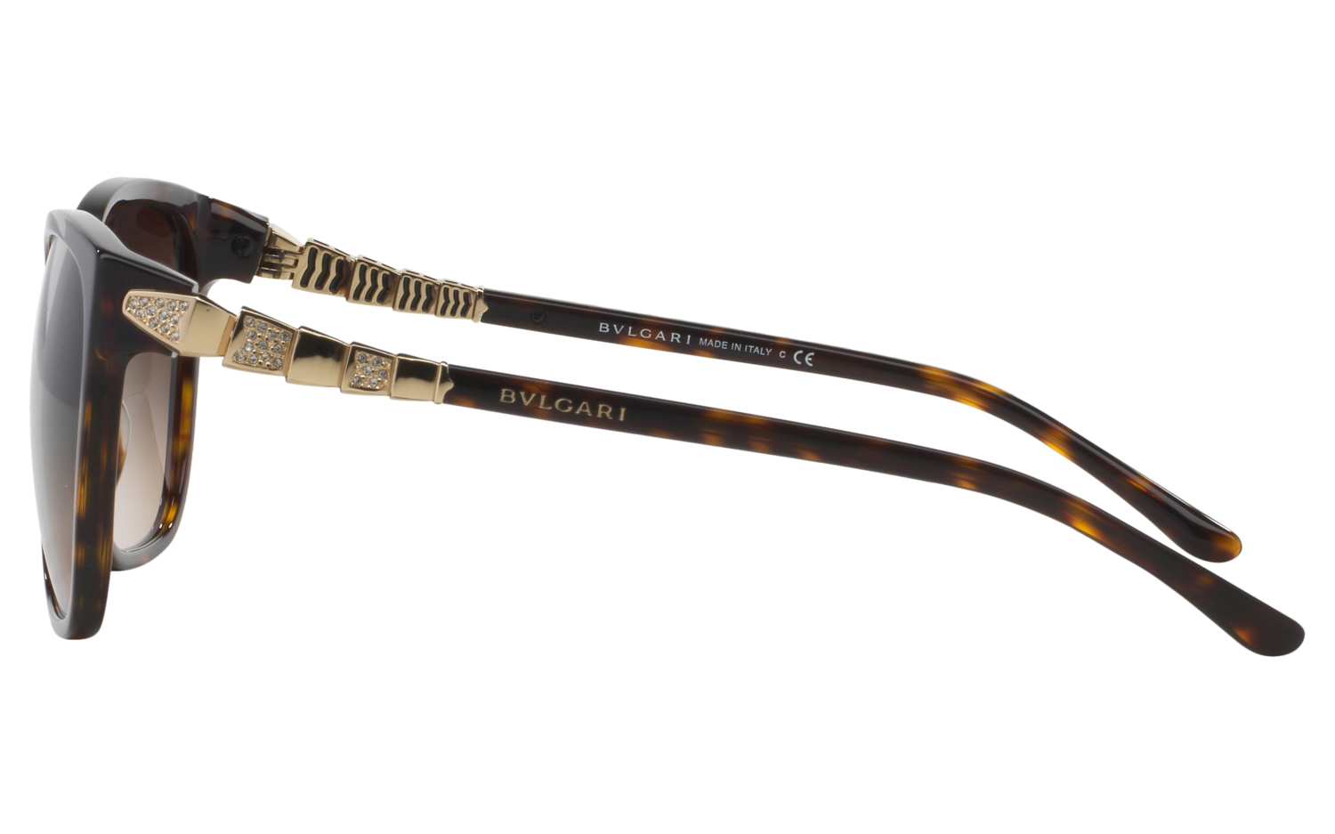 Bvlgari BV8136B 504/13 Sunglasses 57mm Havana / Brown Gradient Lens