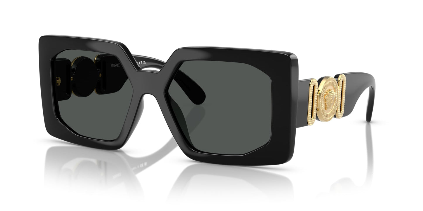 Versace Sunglasses VE4478U GB187 55mm Black / Dark Grey Lens