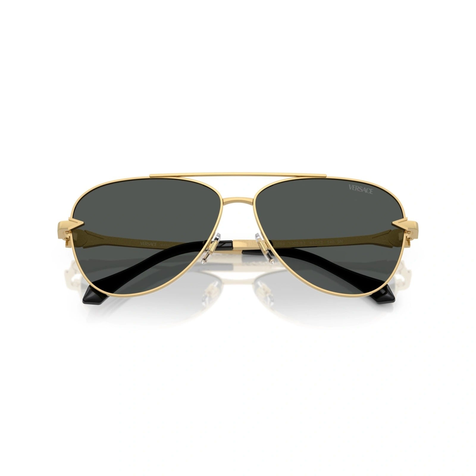 Versace Sunglasses VE2283 100287 61mm Gold / Dark Grey Lens