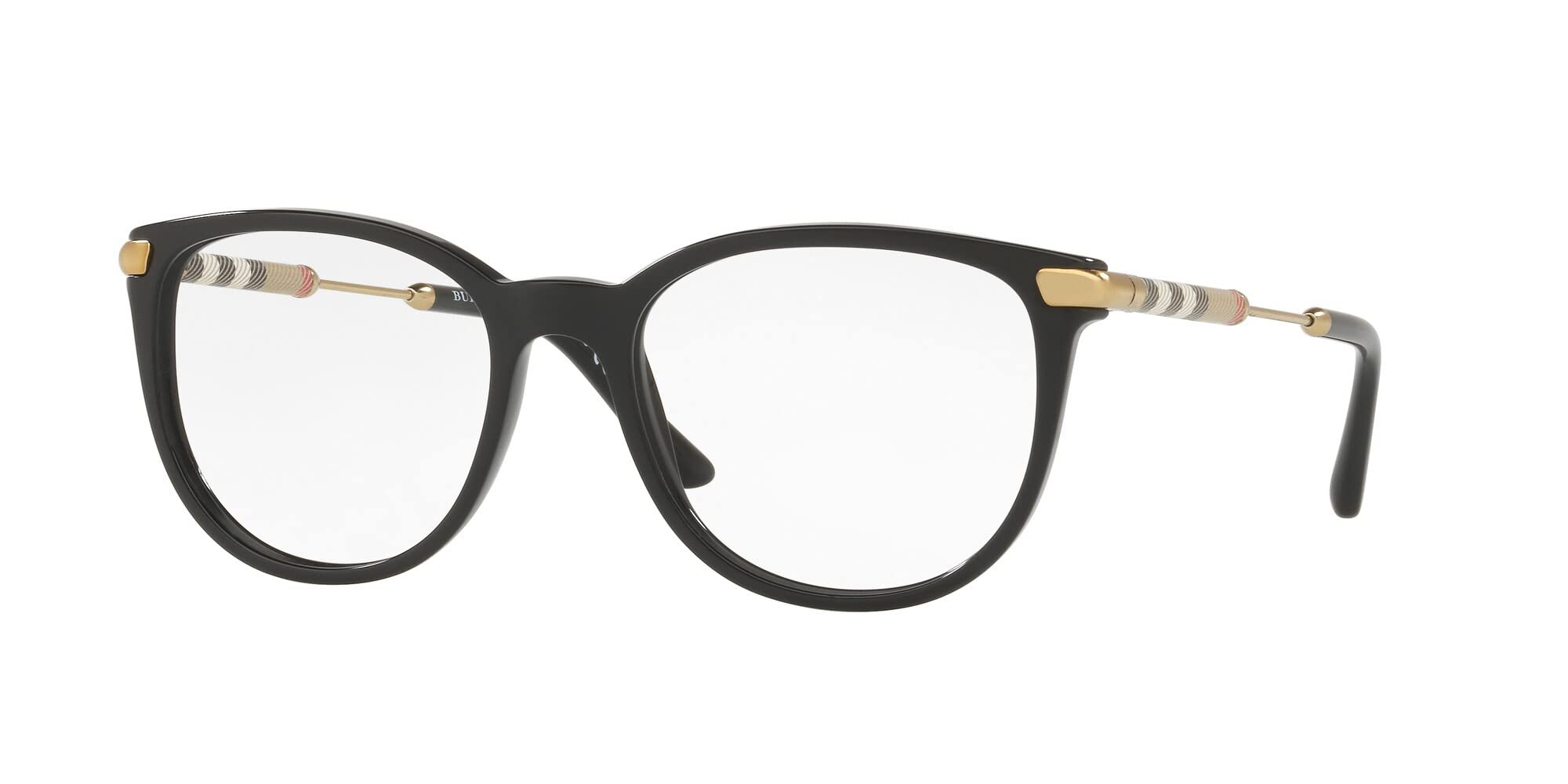 Burberry Eyeglasses BE2255QF 3001 53mm Black / Demo Lens