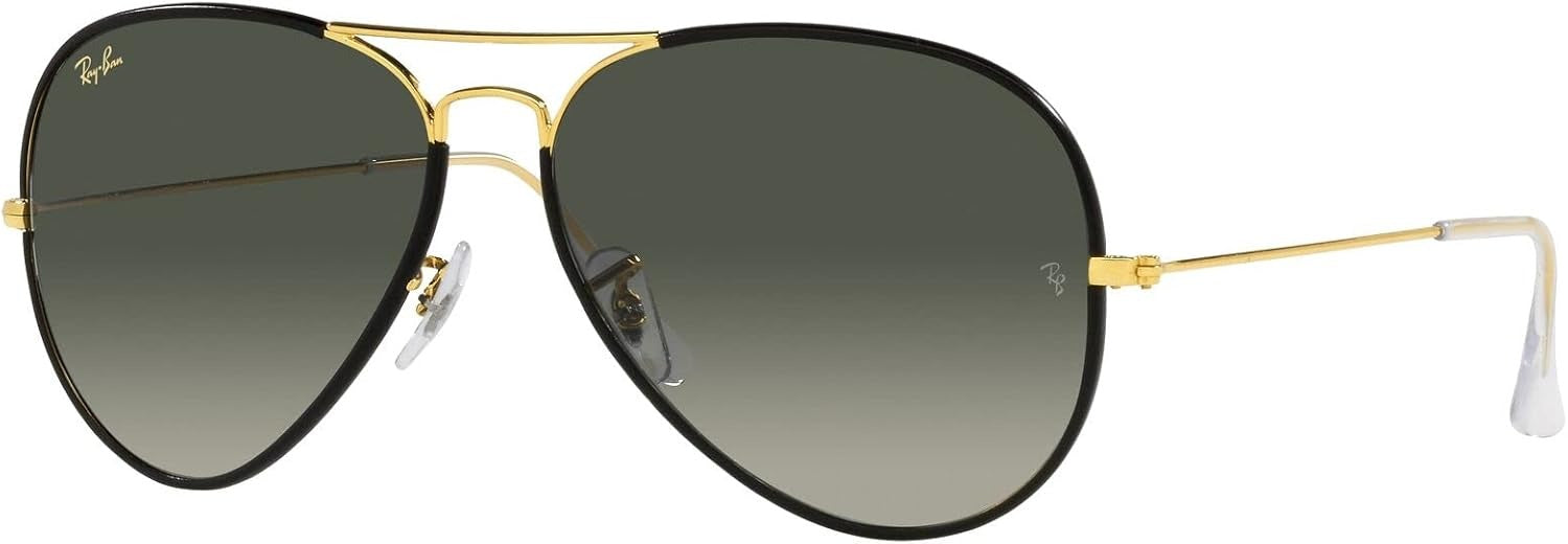 Ray-Ban RB3025JM 919671 Sunglasses 62mm Black on Gold / Grey Gradient Lens