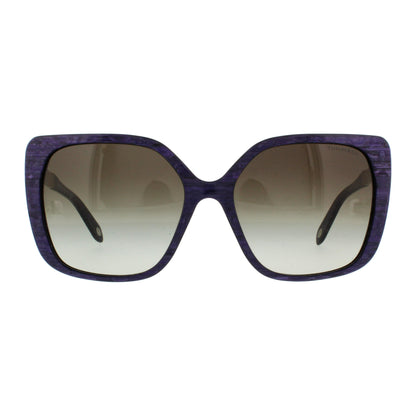 Tiffany & Co Sunglasses TF4074B 81483M 56mm Havana Purple / Grey Lens