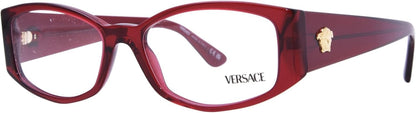 Versace VE3343 5430 Oval Eyeglasses 54mm Bordeaux / Demo Lens