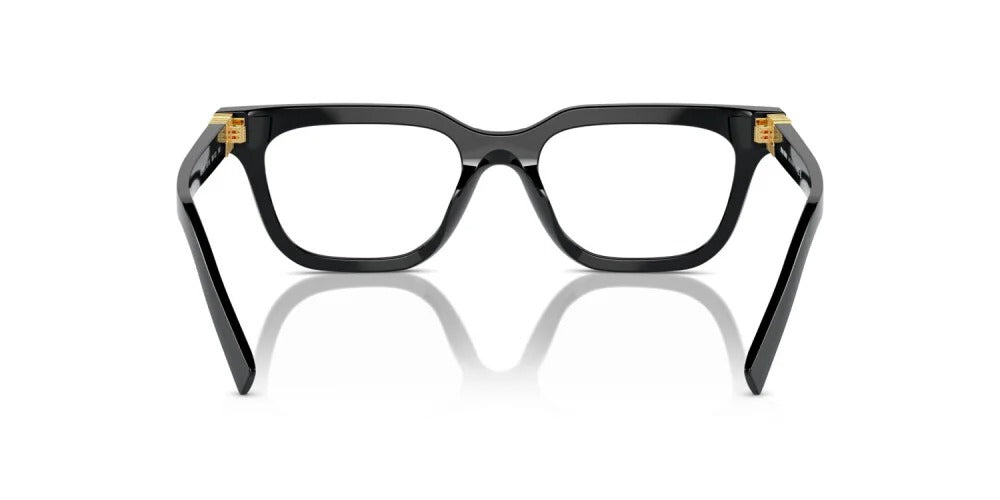 Miu Miu MU07XV 16K101 Eyeglasses 53mm Black / Clear Demo Lens