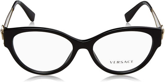Versace Eyeglasses VE3254 GB1 54mm Black / Demo Lens [54-16-140]