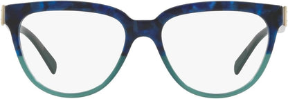 Burberry BE2268 3677 Eyeglasses 51mm Blue Havana Green / Clear Demo Lens