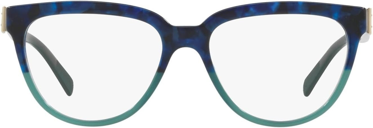 Burberry BE2268 3677 Eyeglasses 51mm Blue Havana Green / Clear Demo Lens