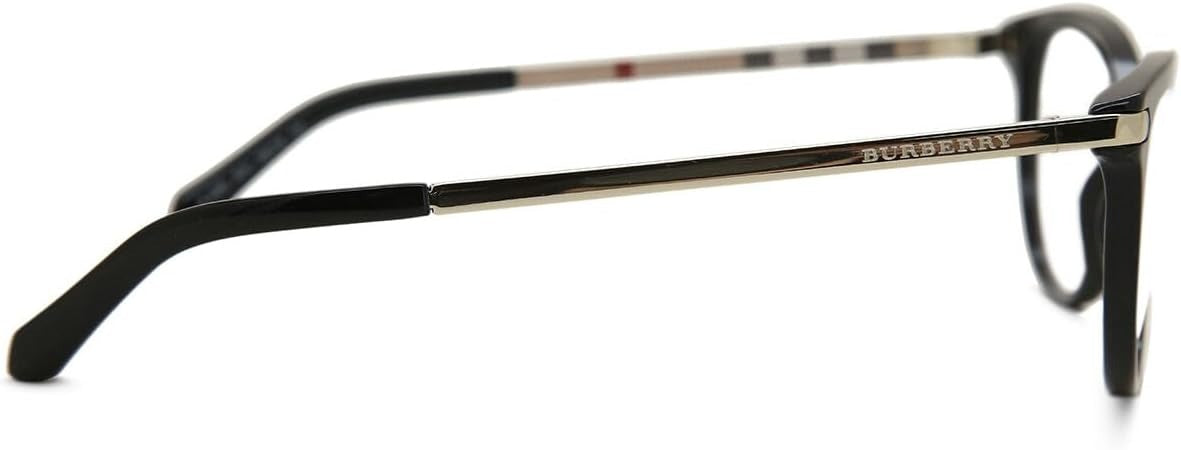 Burberry BE2280 3001 Eyeglasses 54mm Black / Clear Demo Lens