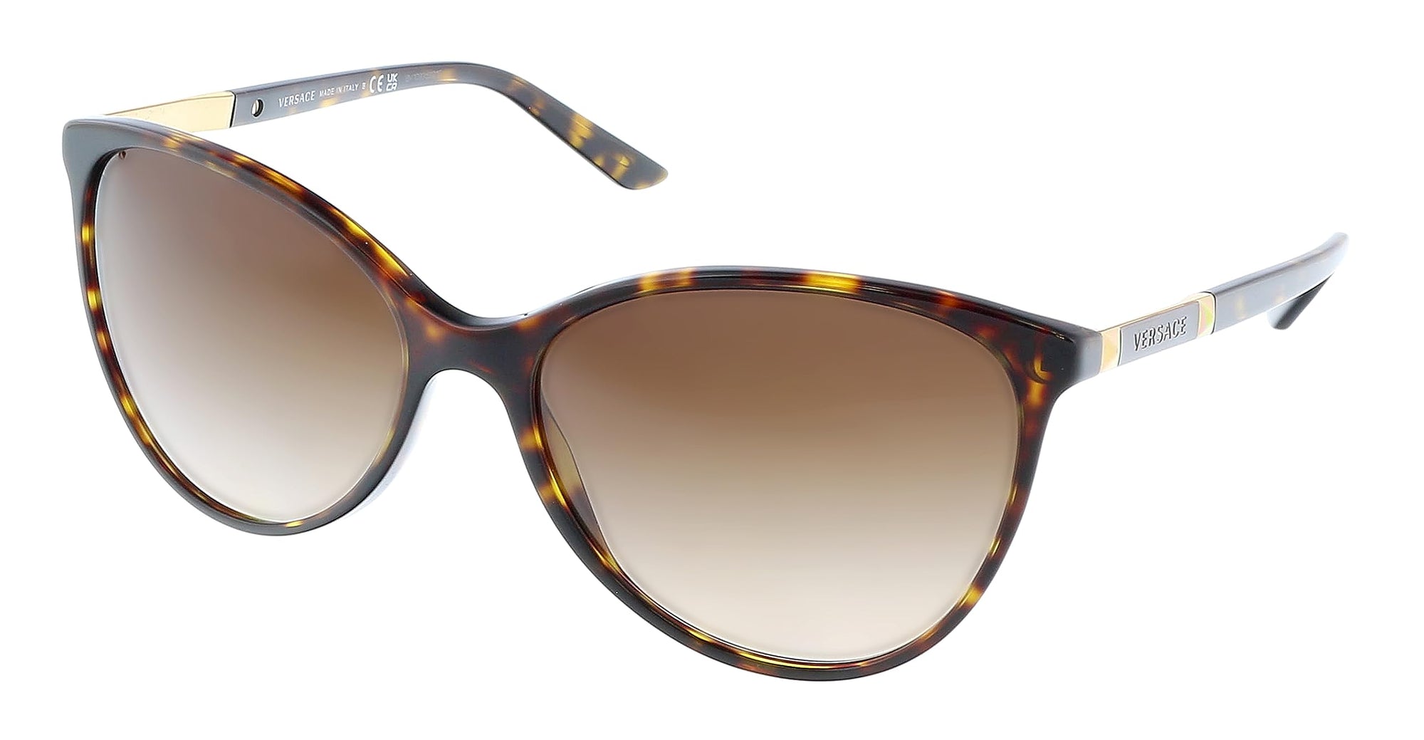Versace Sunglasses VE4260 10813 58mm Havana / Brown Gradient Lens