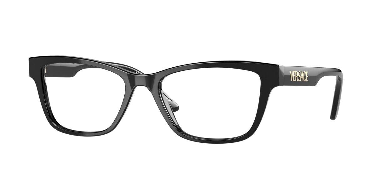 Versace Eyeglasses VE3316F GB1 55mm Black / Demo Lens