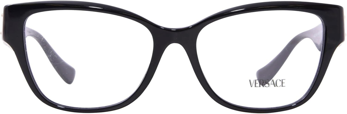 Versace Eyeglasses VE3347 GB1 54mm Black / Demo Lens