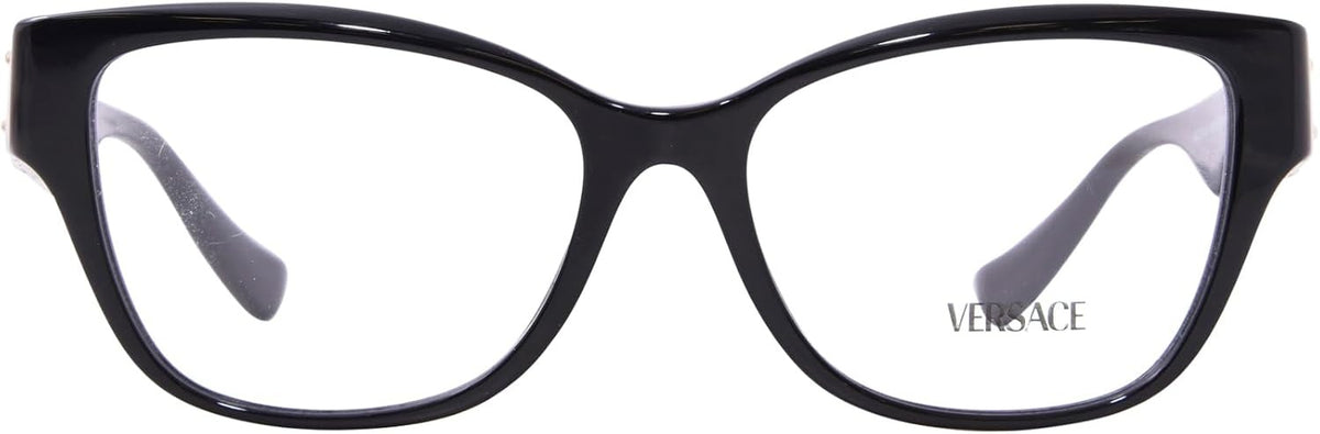 Versace Eyeglasses VE3347 GB1 54mm Black / Demo Lens