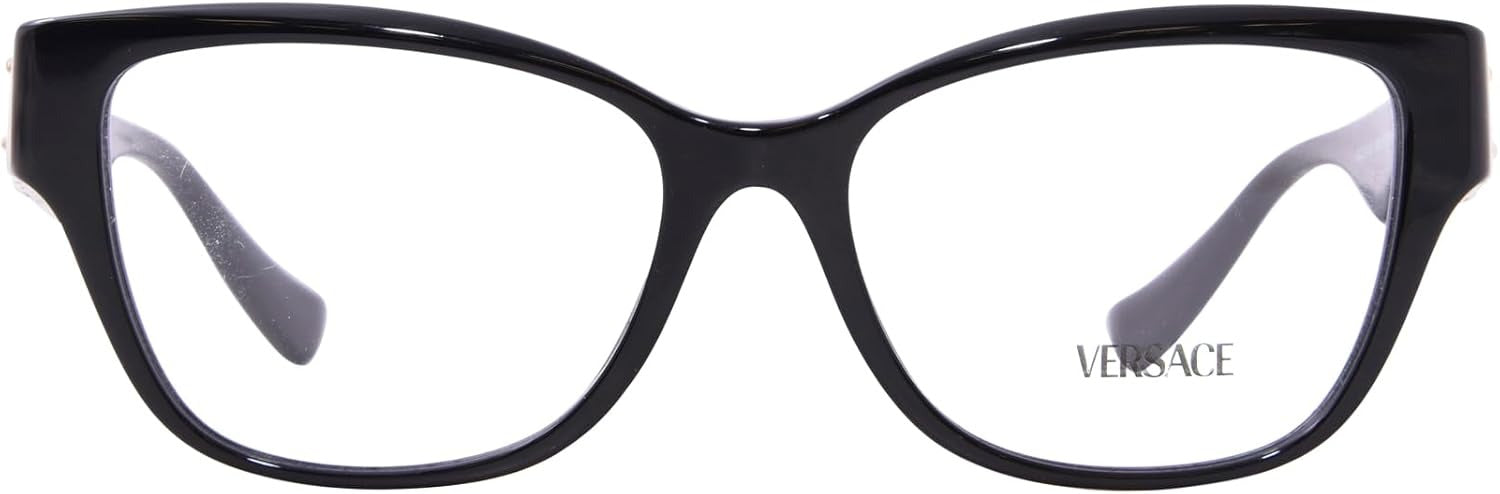 Versace Eyeglasses VE3347 GB1 54mm Black / Demo Lens