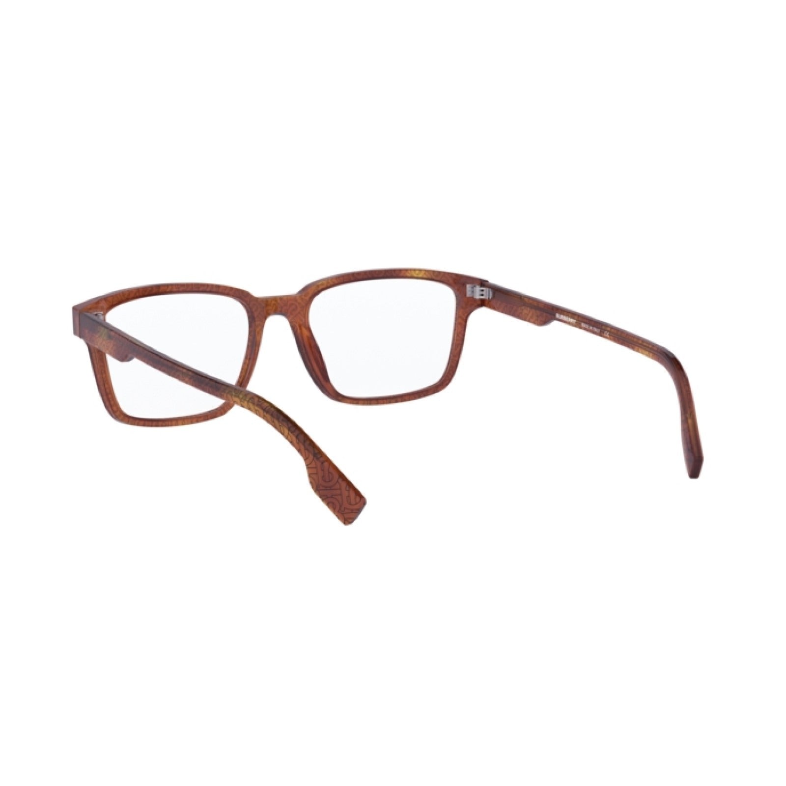Burberry BE2308 3823 Eyeglasses 55mm Transparent Brown / Clear Demo Lens