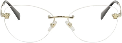 Versace Eyeglasses VE1248B 1252 54mm Pale Gold / Demo Lens