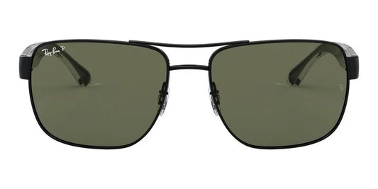 Ray-Ban RB3530 002/9A Sunglasses 58mm Black / G-15 Green Polarized Lens