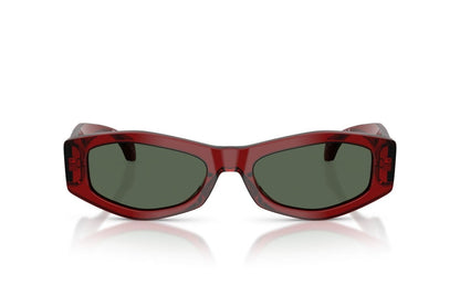 Versace Sunglasses VE4487 551271 54mm Transparent Bordeaux / Dark Green Lens