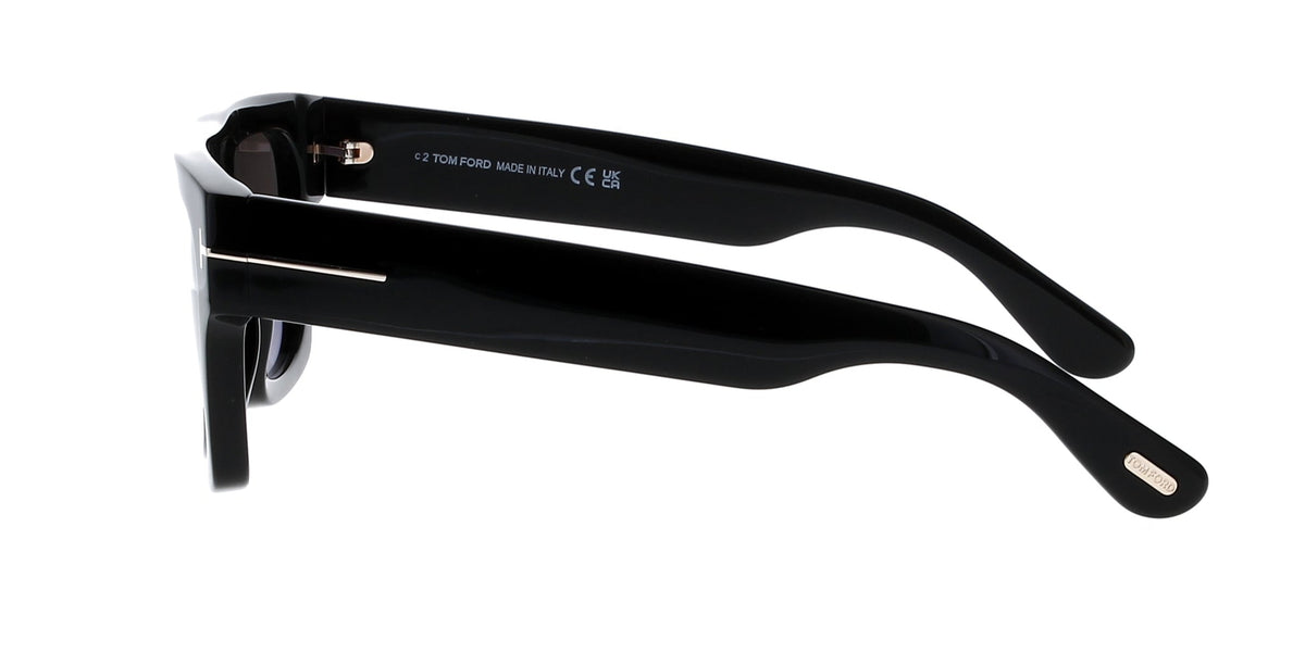 Tom Ford Sunglasses FT0711 01A 53mm Black / Grey Lens