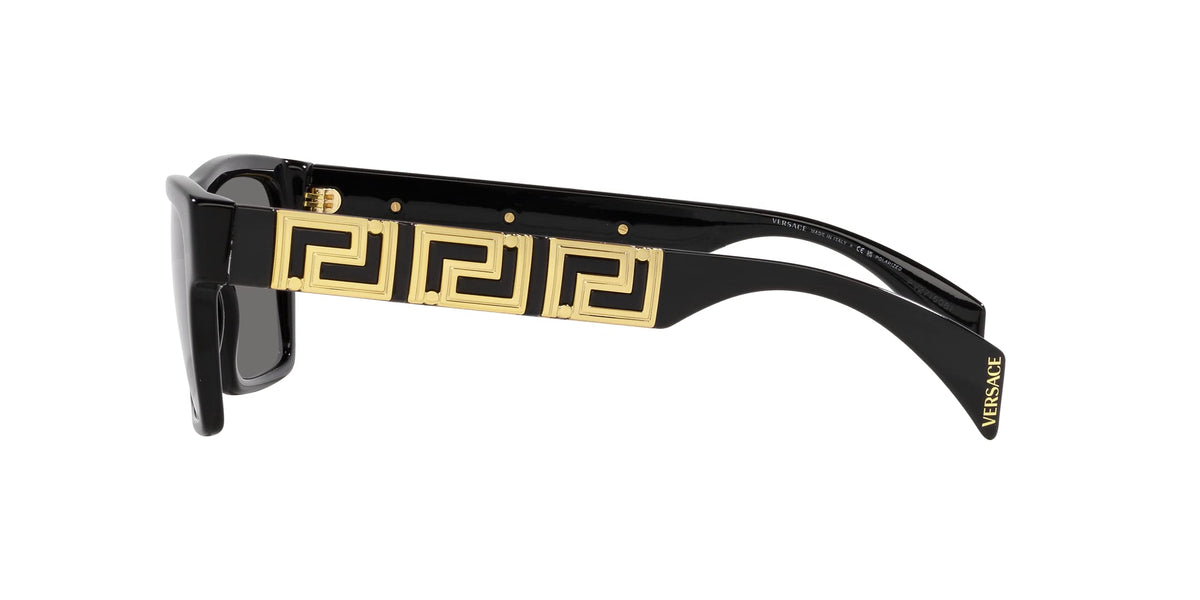 Versace Sunglasses VE4445 GB181 54mm Black / Polar Dark Grey Lens