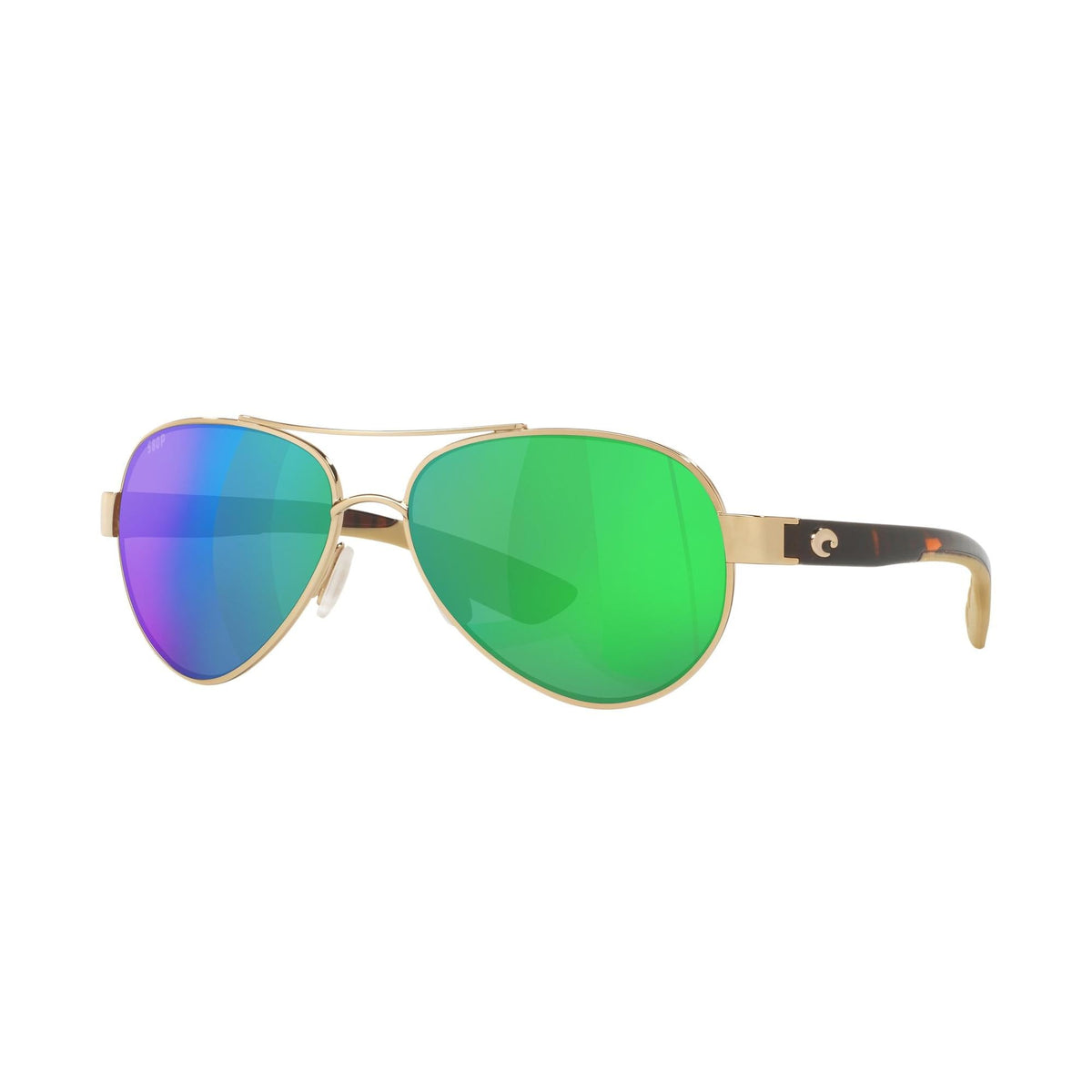 Costa Del Mar Sunglasses Loreto-64 OGMP Gold / Green Mirror 580P Polarized Lens