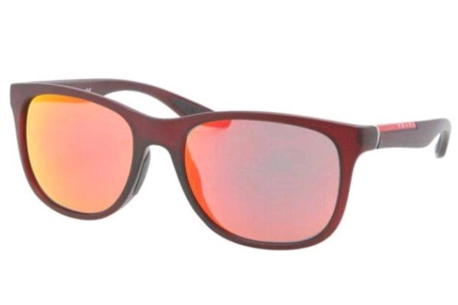 Prada Sport Sunglasses PS03OS MAZ6Y1 55mm Amaranth / Red Mirror Lens