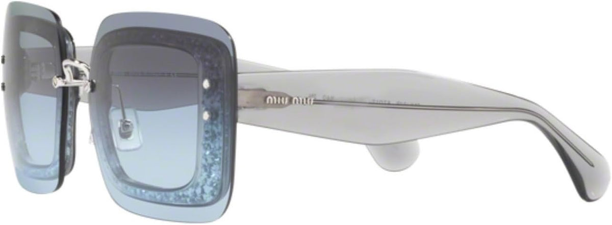 Miu Miu Sunglasses MU01RS UES4R2 67mm Blue Glitter / Grey Gradient Lens