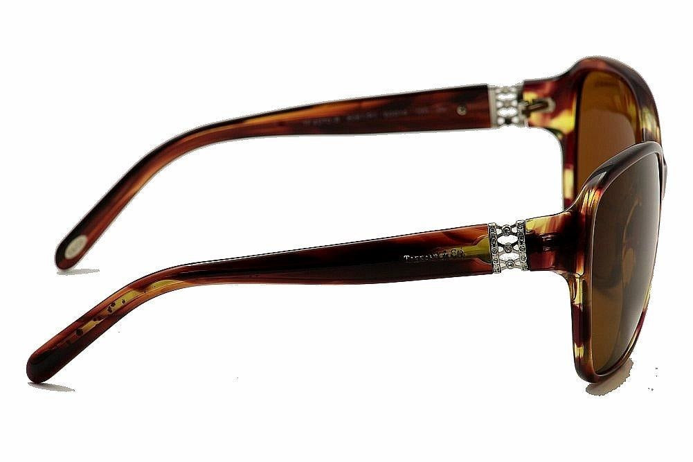 Tiffany & Co VINTAGE Sunglasses TF4070B 8081/R1 60mm Violet Havana / Brown Lens