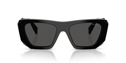 Prada PR B18S 16K08Z Sunglasses 53mm Black / Dark Grey Solid Lens