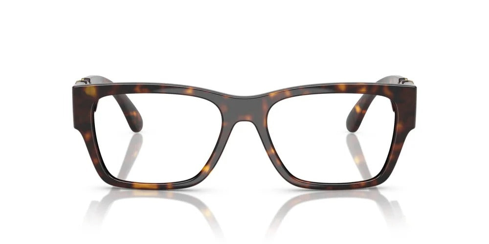 Versace VE3368U 108 Eyeglasses 55mm Havana / Clear Demo Lens