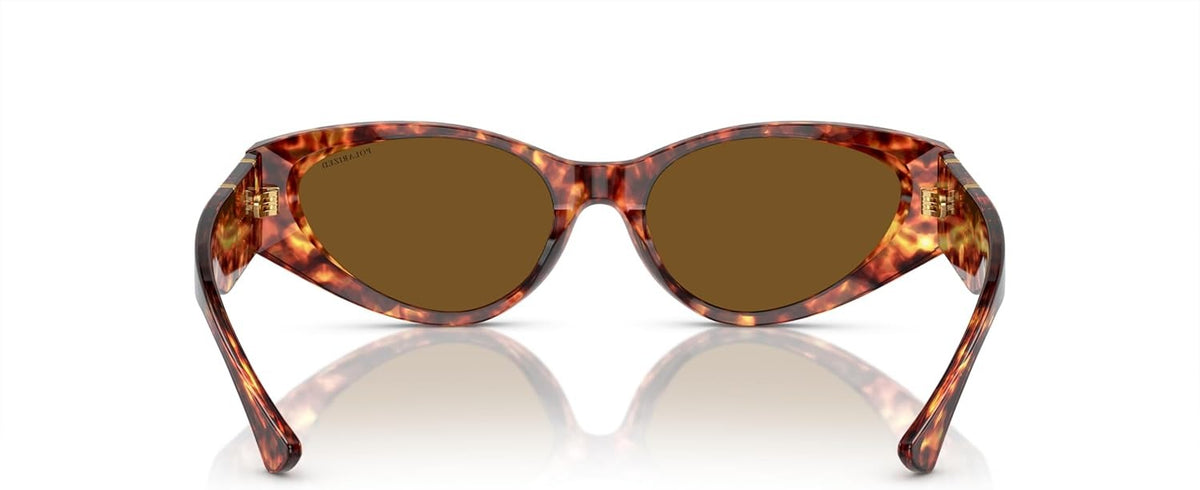 Versace Sunglasses VE4454 543783 55mm Havana / Dark Brown Polarized Lens