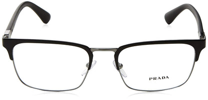 Prada PR 54TV 1BO1O1 Rectangle Eyeglasses Matte Black / Demo Lens