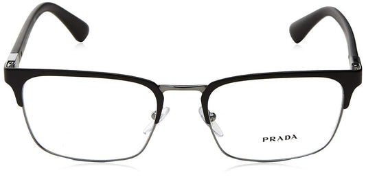 Prada PR 54TV 1BO1O1 Rectangle Eyeglasses Matte Black / Demo Lens
