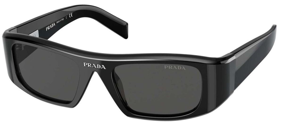 Prada Sunglasses PR20WSF 1AB5S0 52mm Black / Dark Grey Lens