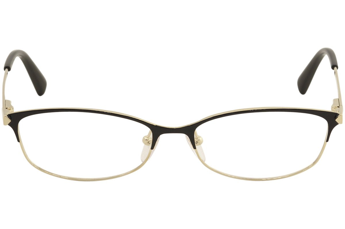 Prada Eyeglasses PR63RV QE31O1 55mm Black Pale Gold / Demo Lens