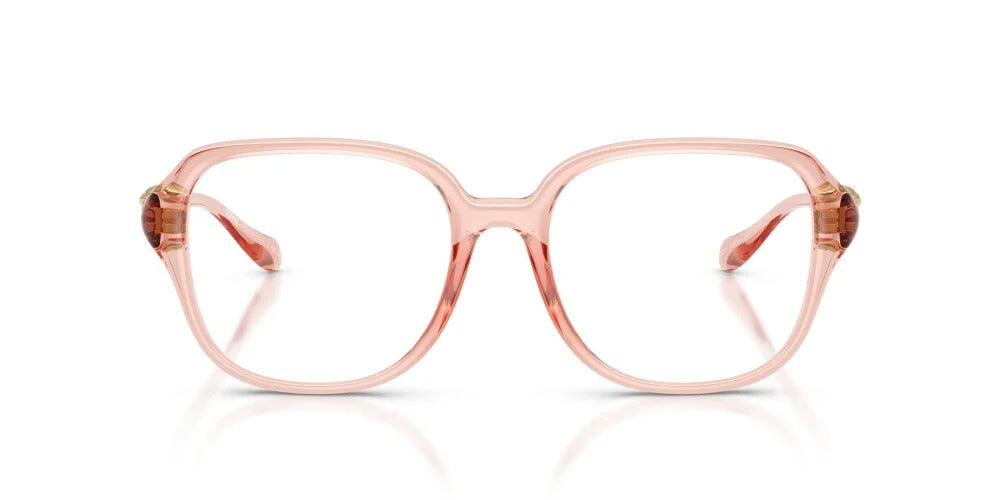 Versace VE3386D 5533 Eyeglasses 55mm Transparent Pink / Clear Demo Lens