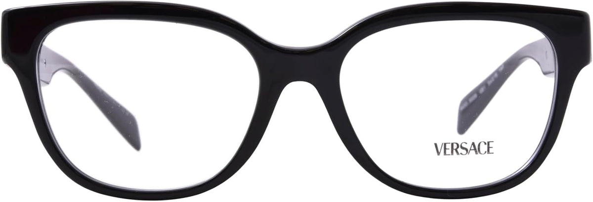 Versace VE3338 GB1 Square Eyeglasses 54mm Black / Demo Lens