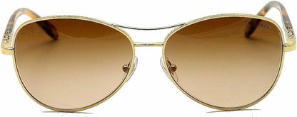 Tiffany & Co Sunglasses TF3041 60023B 57mm Gold-Havana / Gradient Brown Lens