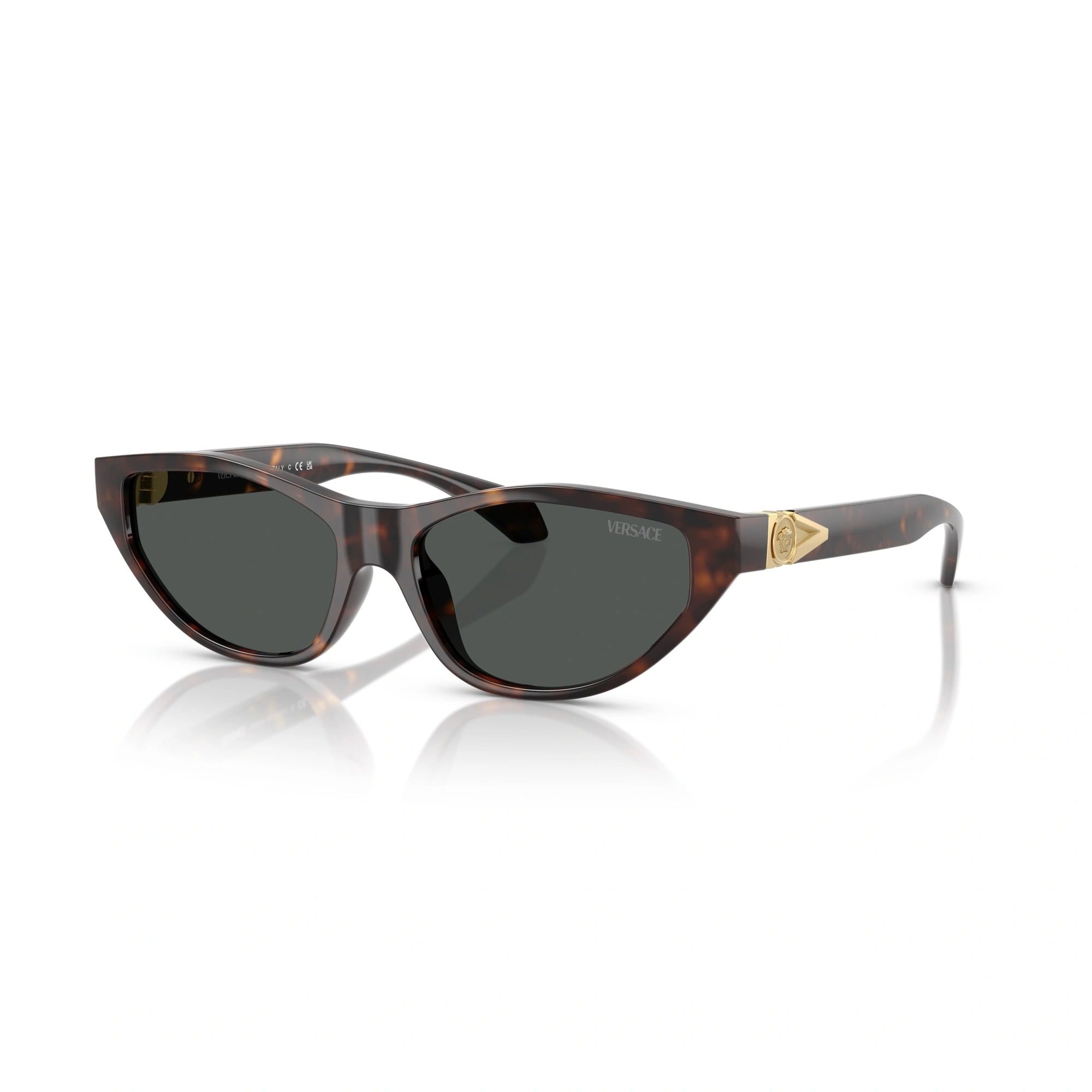 Versace Sunglasses VE4491U 108/87 55mm Havana / Dark Grey Lens