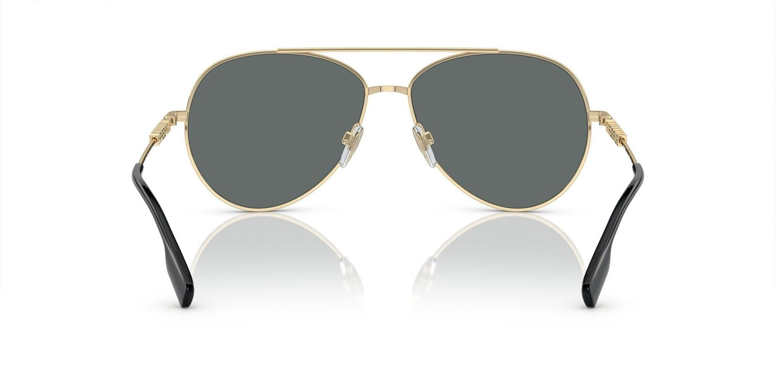 Burberry Sunglasses BE3147 110981 58mm Light Gold / Dark Grey Polar Lens