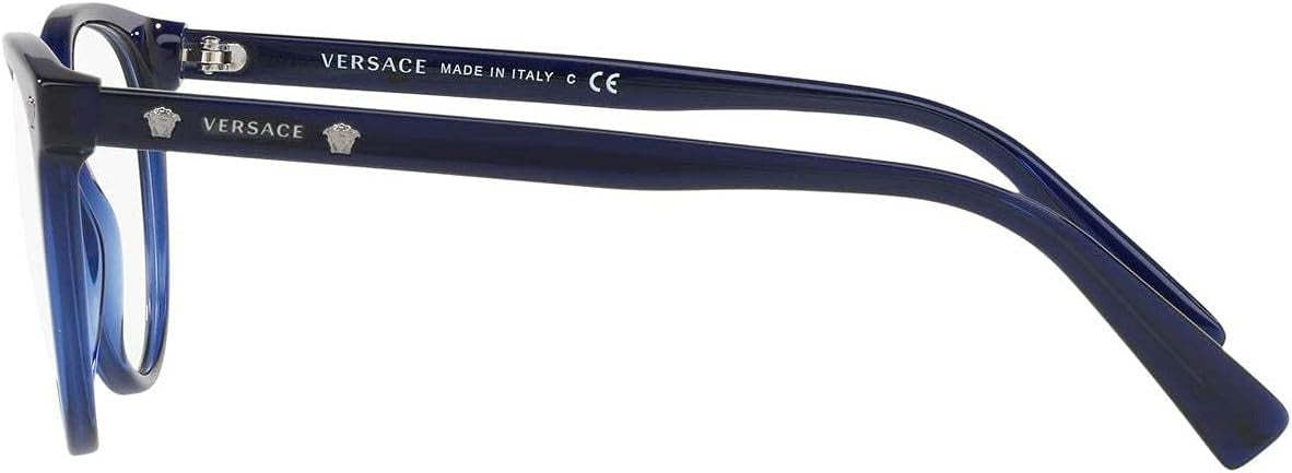 Versace Eyeglasses VE3257 5125 53mm Transparent Blue / Demo Lens