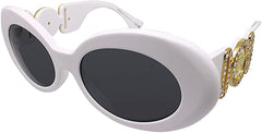 Versace Sunglasses VE4426BU 31487 54mm White / Dark Grey Lens