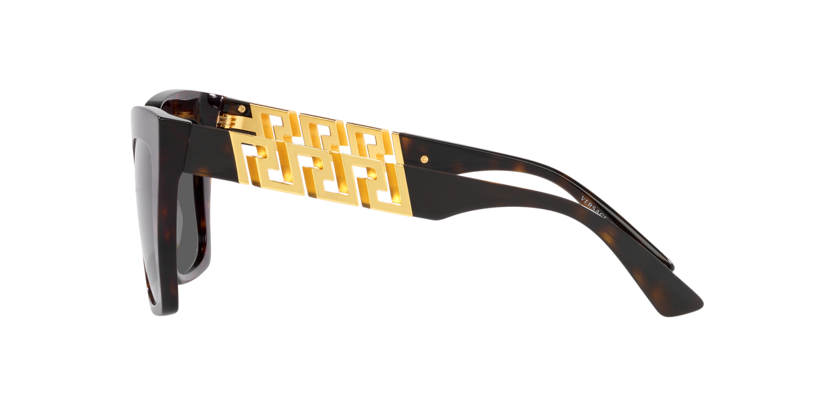 Versace Sunglasses VE4418 10887 56mm Havana / Dark Grey Lens