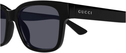Gucci GG1716S 001 54mm Sunglasses Black / Grey Solid Lens - image 3