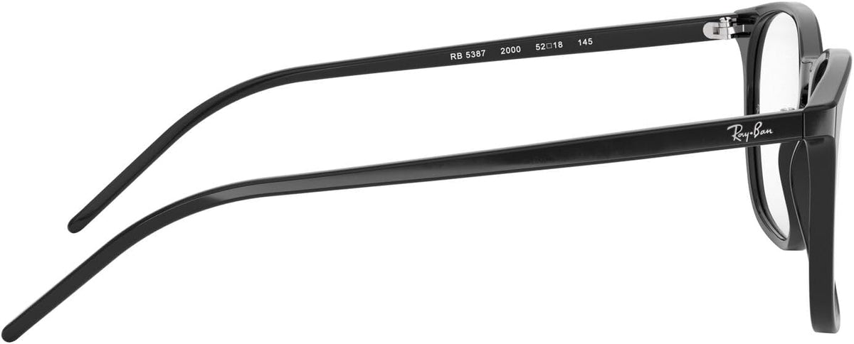 Ray-Ban RB5387 2000 52mm Eyeglasses Black / Clear Demo Lens - image 2