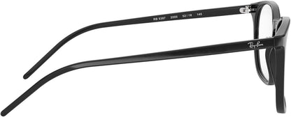 Ray-Ban RB5387 2000 52mm Eyeglasses Black / Clear Demo Lens - image 2