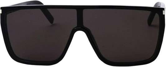Saint Laurent SL364-MASKACE 001 99mm Sunglasses Black / Dark Grey Solid Lens - image 2