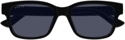 Gucci GG1716S 001 54mm Sunglasses Black / Grey Solid Lens - image 2