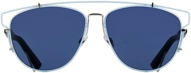 Dior TECHNOLOGIC PQXA90 57mm Sunglasses Light Blue-Black / Blue Solid Lens - image 2