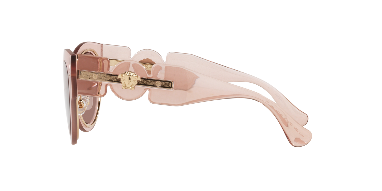 Versace Sunglasses VE2234 125273 53mm Transparent Pink / light brown Lens